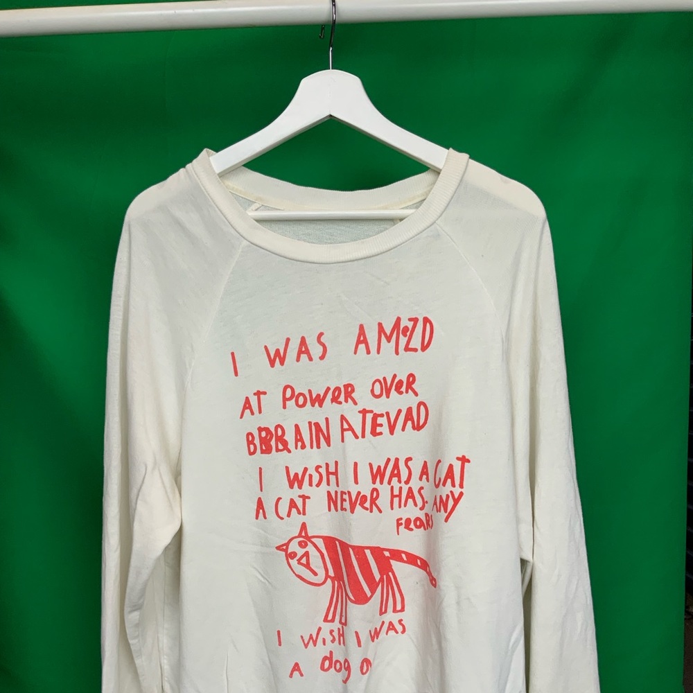 Creative Growth For Everybody Cat Long T Size S